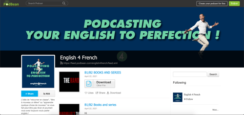 Podcasts English 4 French